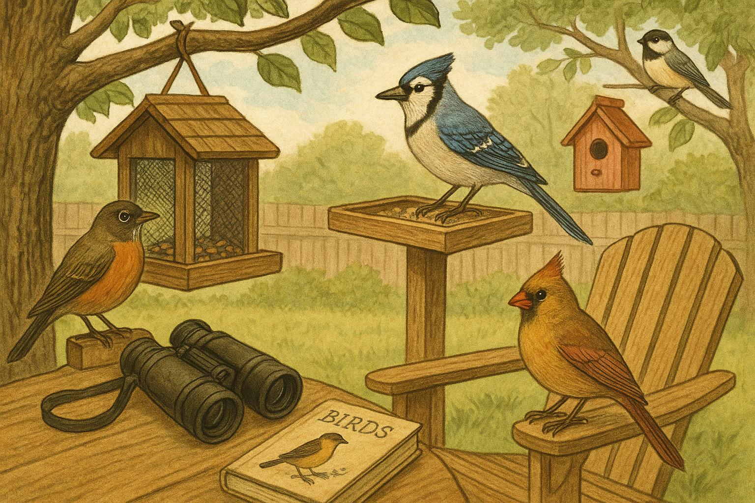 Backyard Birding Essentials For Common Backyard Birds