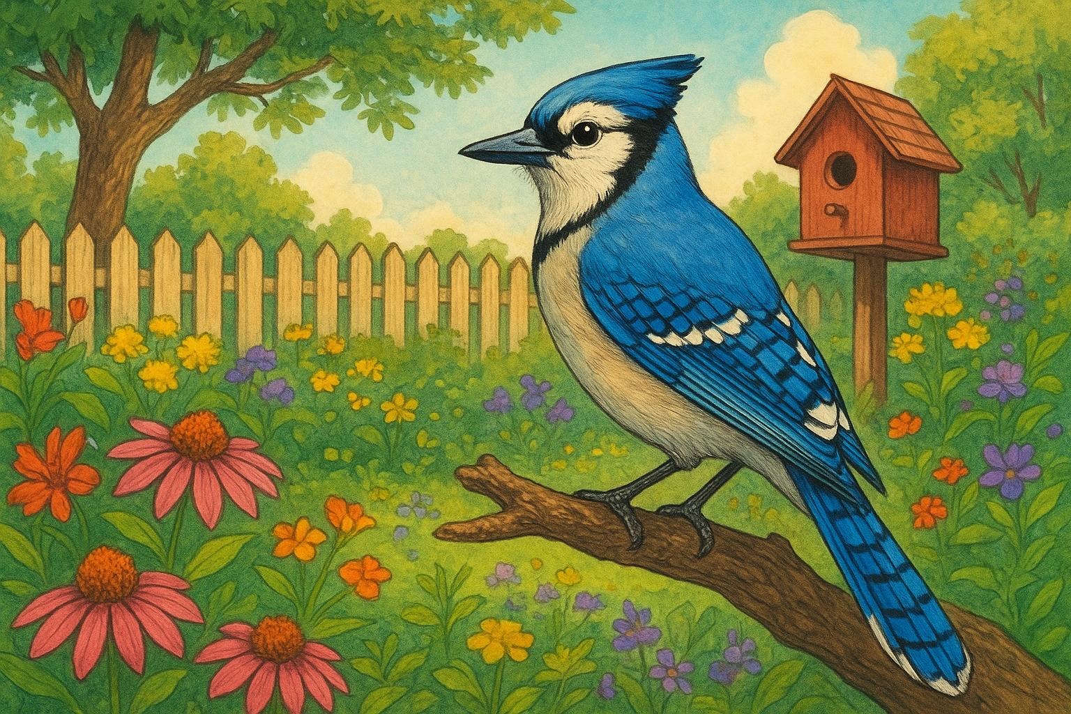 Blue Jay Brilliance A Colorful Backyard Spotlight Daily