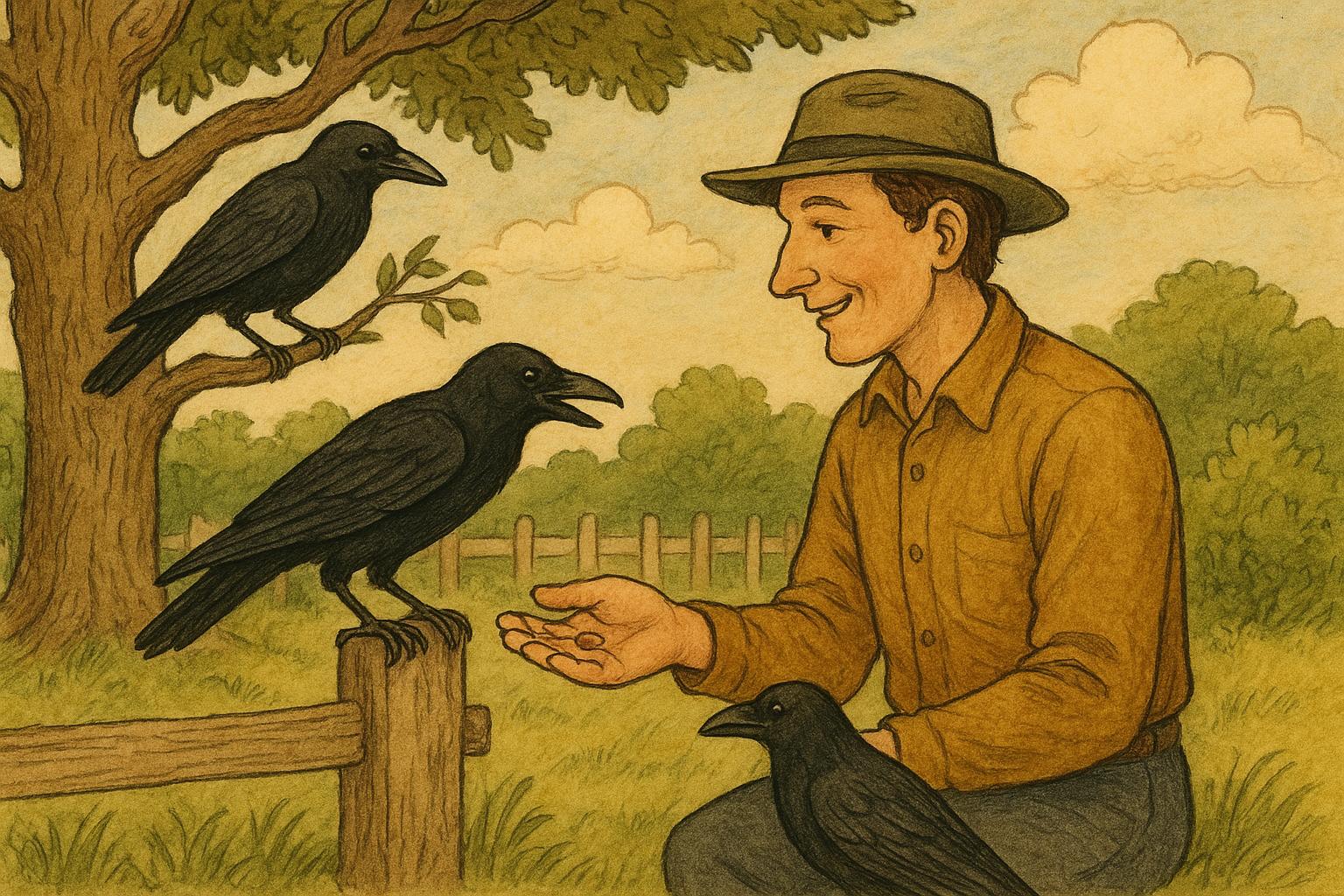 Crow Problem Solved With Gentle Feeder Tricks For Crows