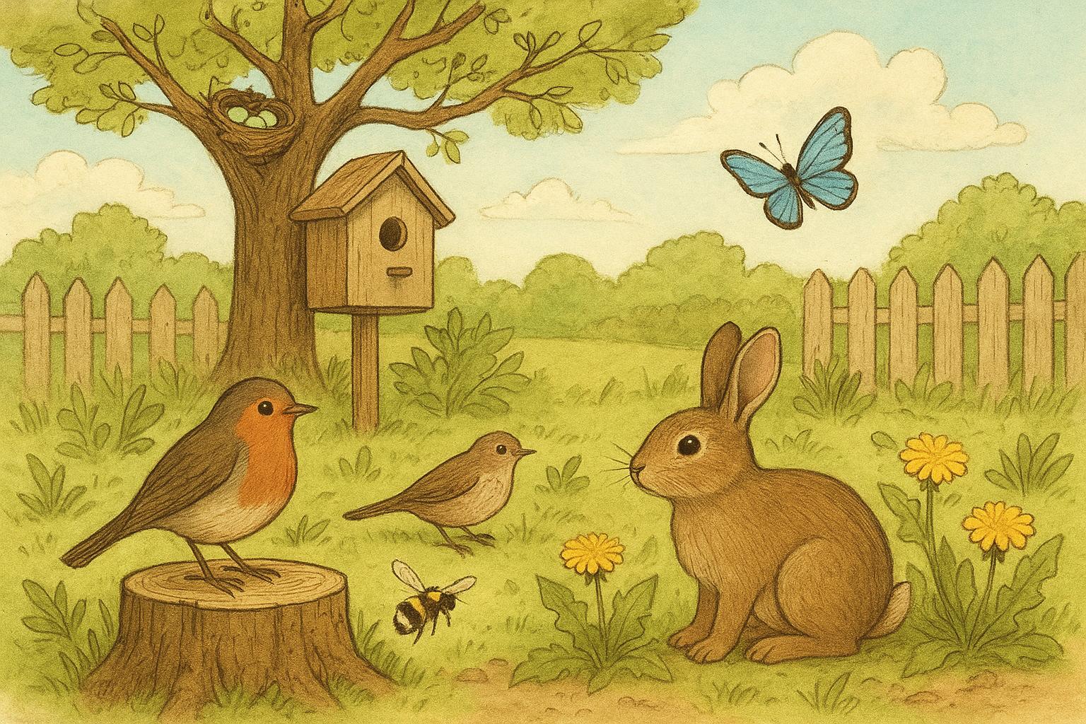 Springtime Wildlife Habitat Boost For Spring Yard Prep