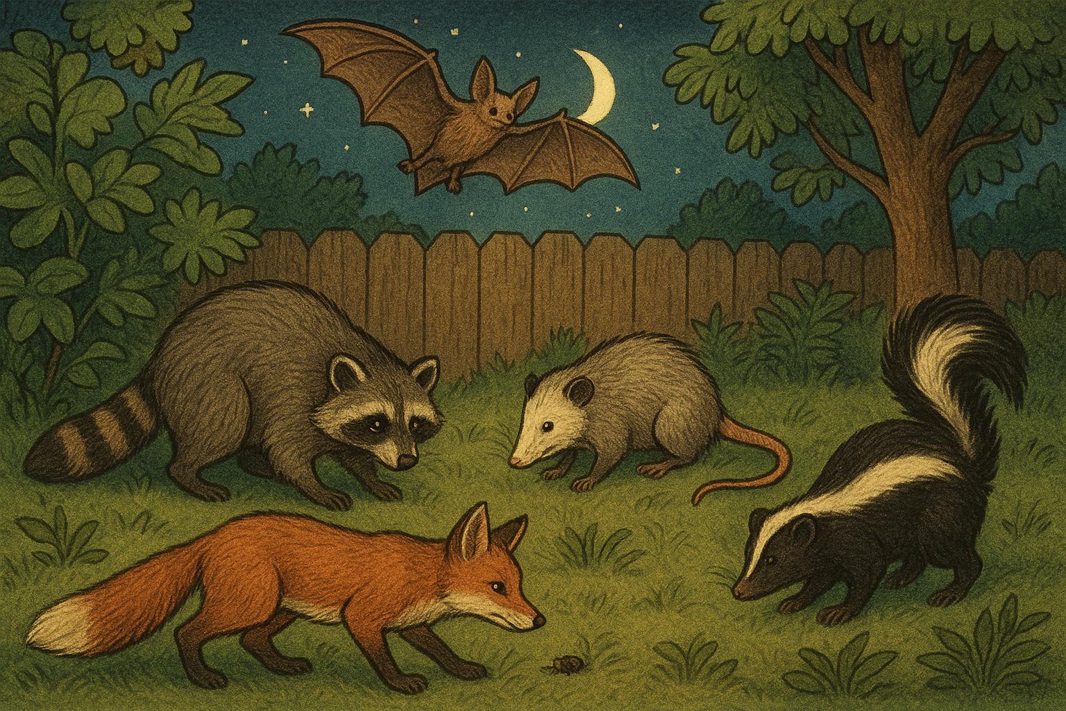 Night Mammal Behavior in Backyards Revealed Tonight