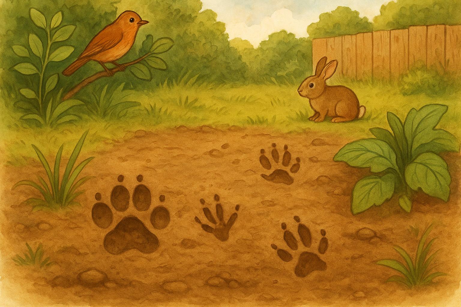 Paw Prints In Mud A Guide To Backyard Animal Tracks