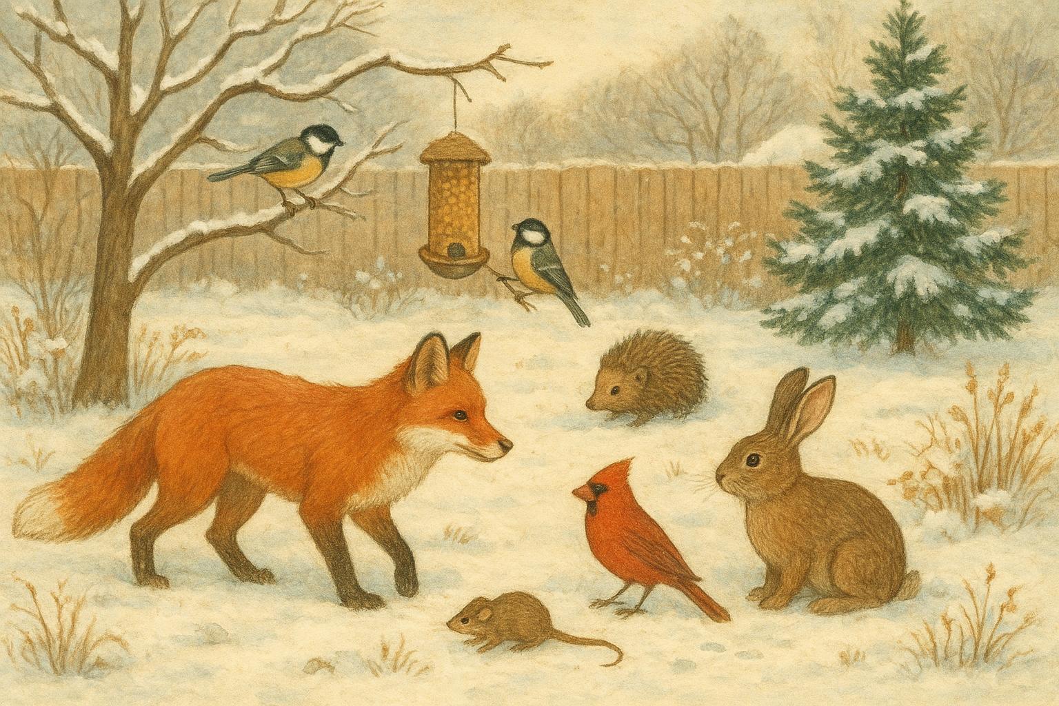 Winter Active Wildlife In Your Backyard This Season