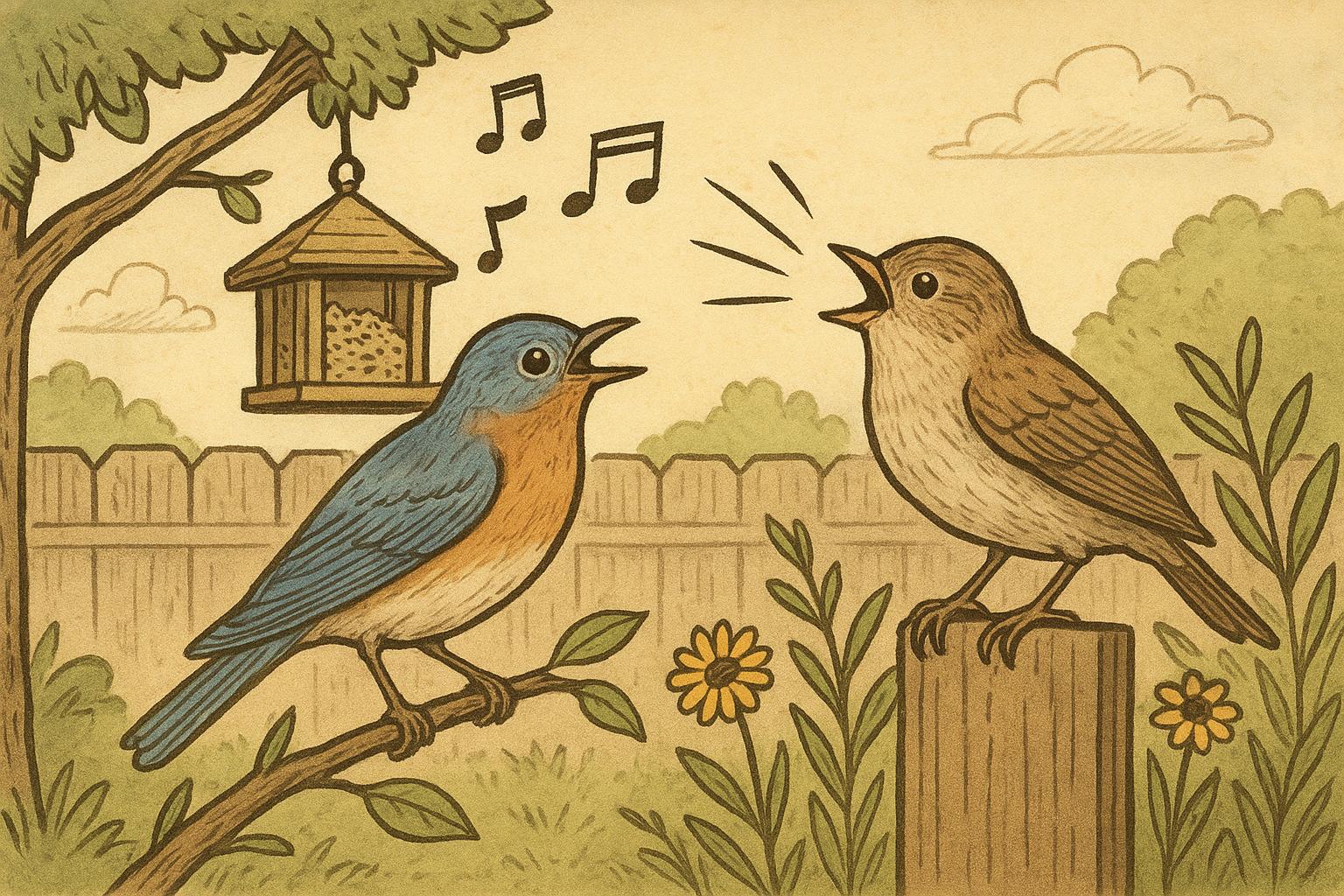 Avian Vocalization Types Song Vs Alert Calls In Backyard
