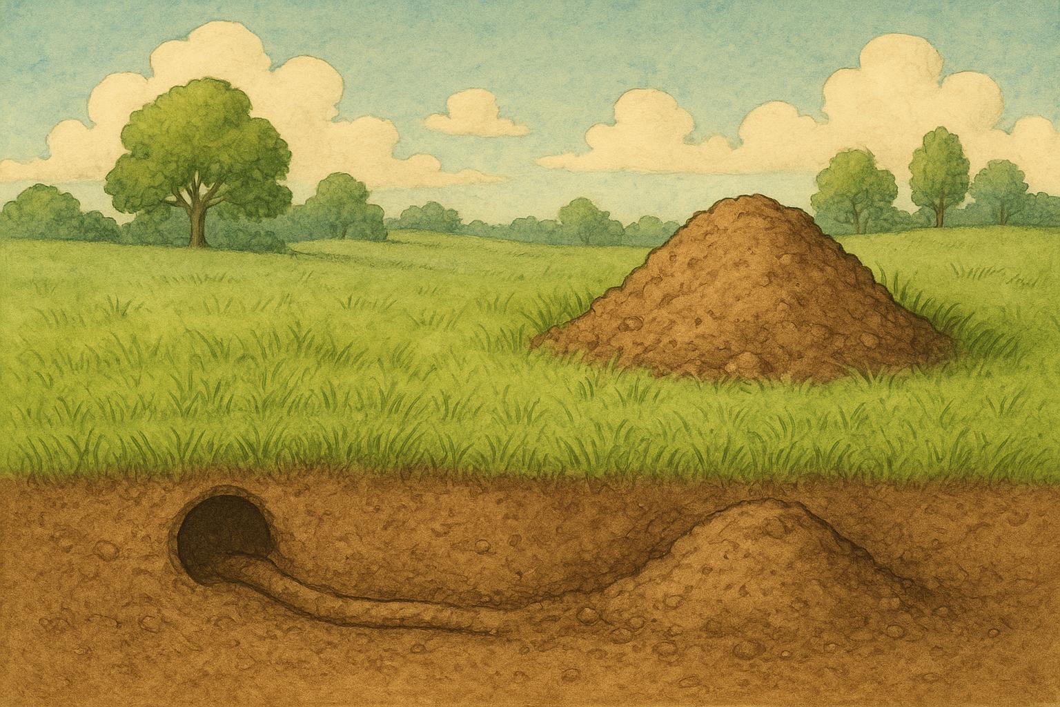 Distinguishing Yard Burrows From Mounds In Your Lawn