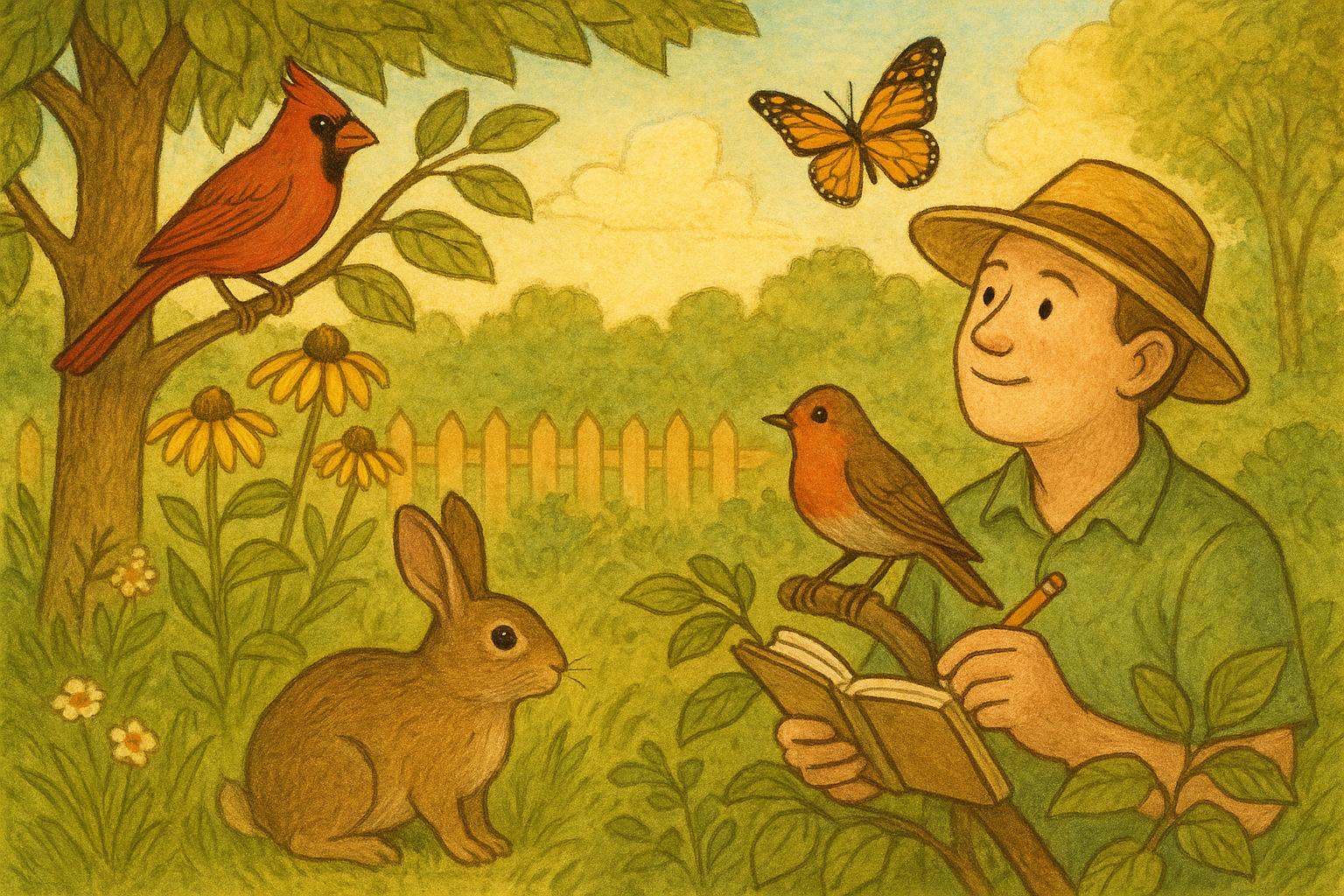 Summertime Yard Wildlife Observations For Gardeners