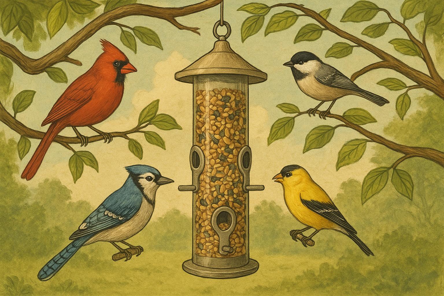 Seed Types For Tube Feeders That Attract More Birds