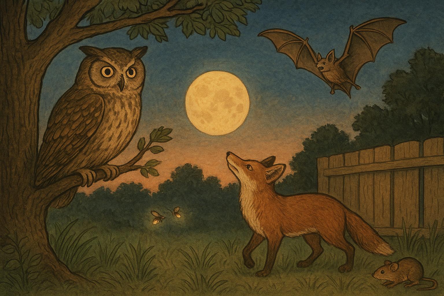 Dusk Chorus in Your Backyard Nocturnal Wildlife Guide