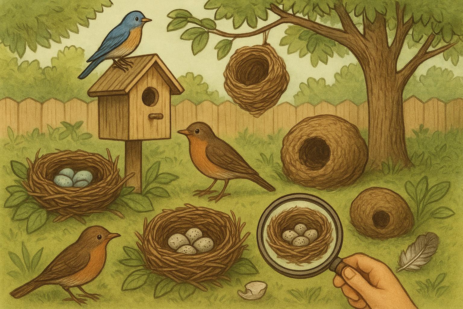 Backyard Bird Nest Clues For Identifying Nests In Yards