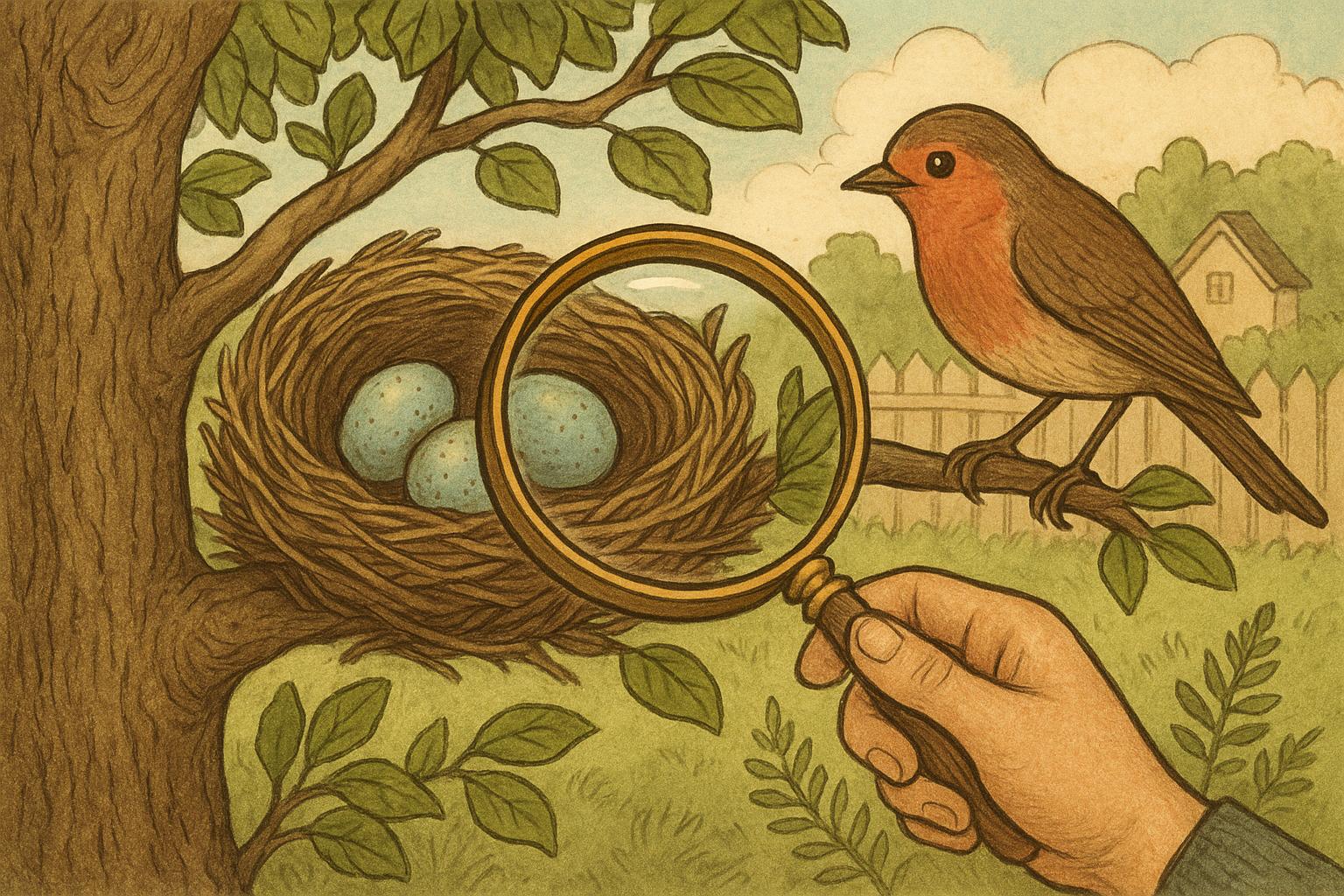 Bird Nest Features Unveiled In Backyard Nest Clues