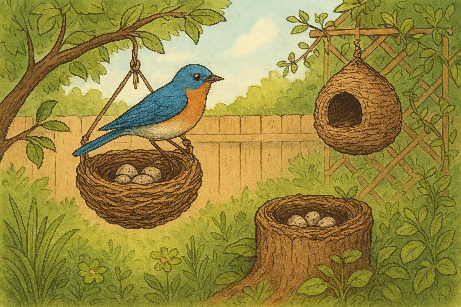 Backyard Nest Design Ideas for Bird Nests in Backyards