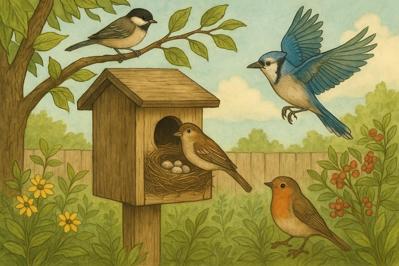 Bird Nest Ecology Explained Through Backyard Nest Boxes
