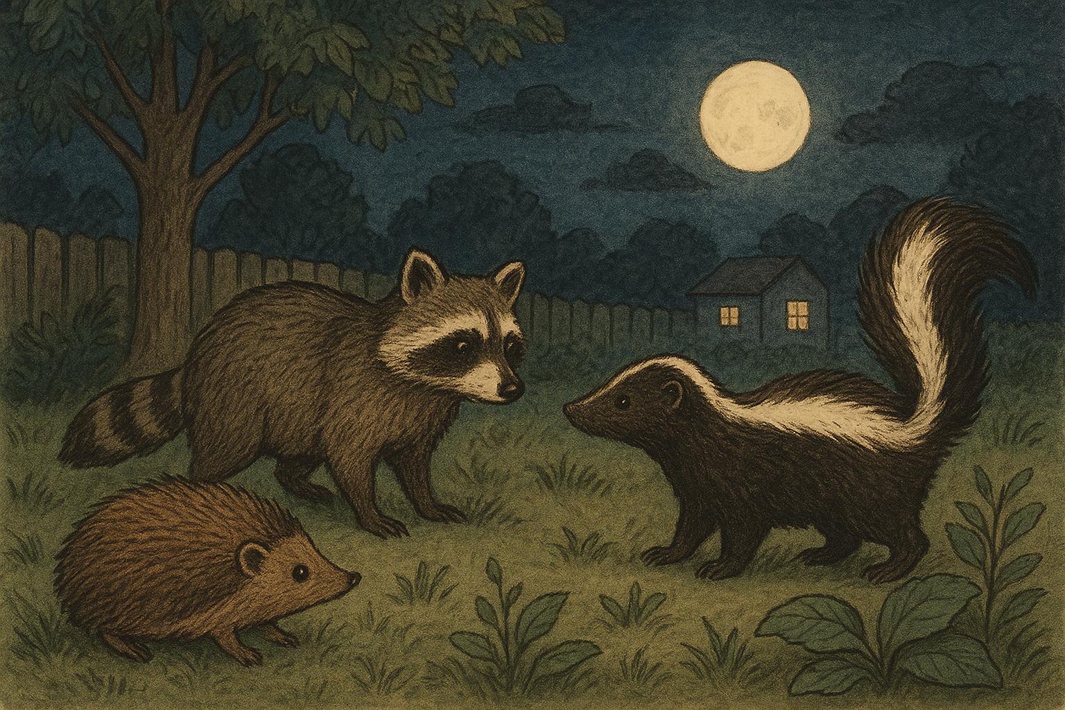 Formal Analysis of Backyard Night Mammal Encounters