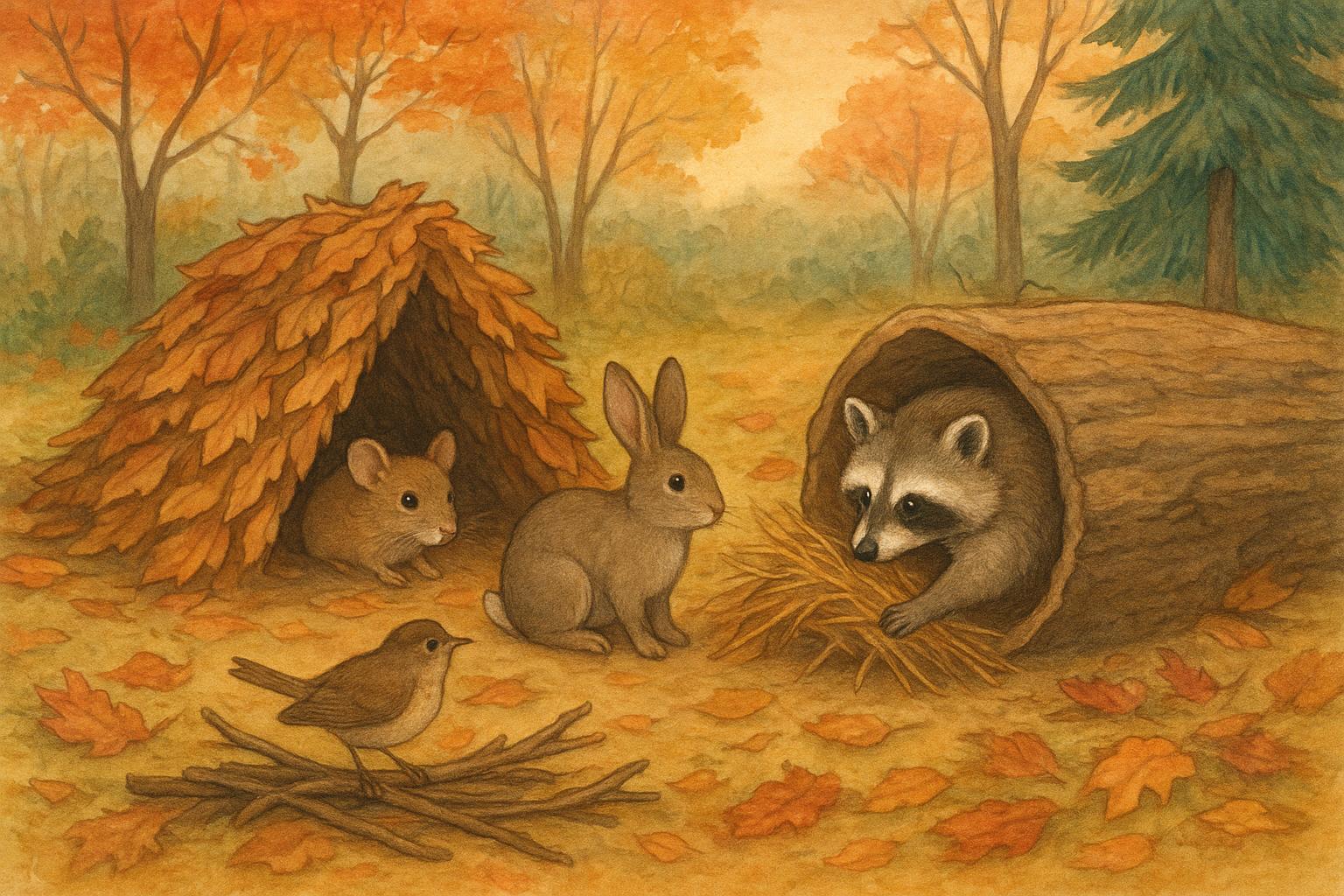 Fall Denning and Winter Shelter for Backyard Wildlife