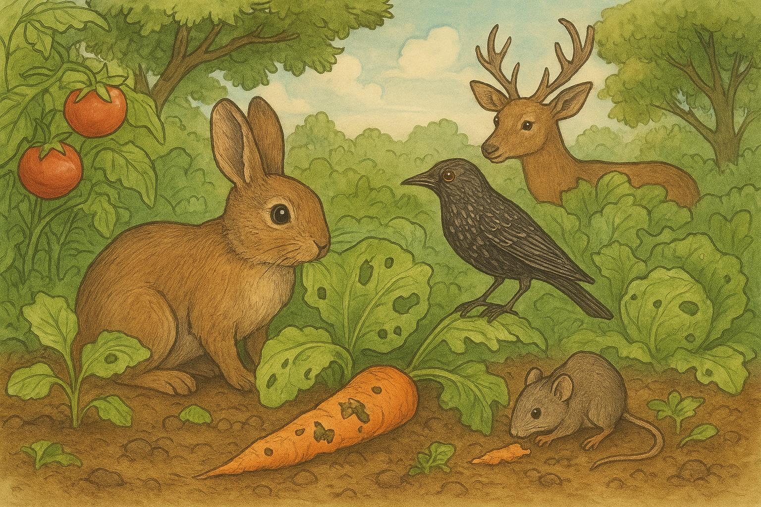 Causes Of Wildlife Damage To Vegetables In Your Garden