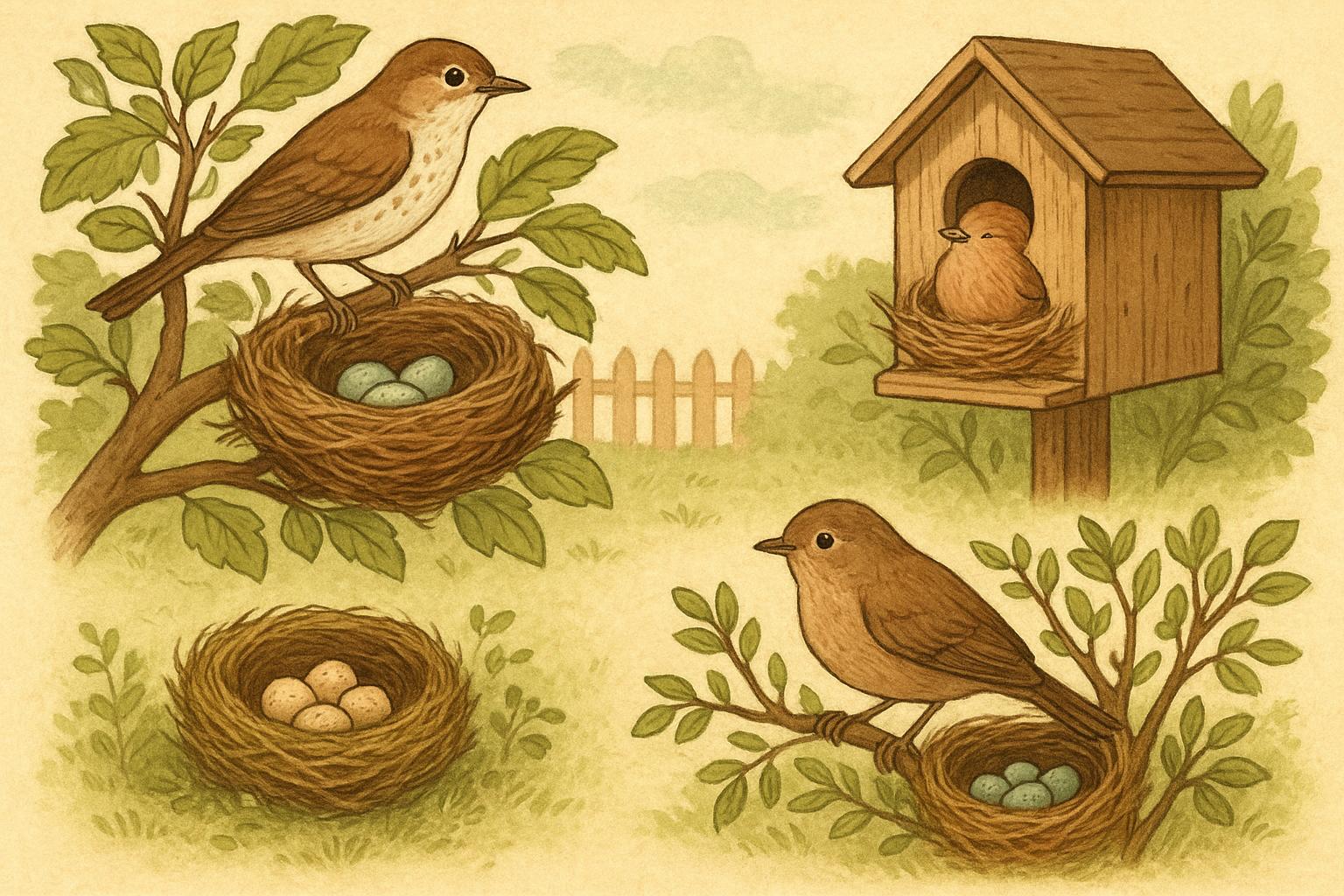 Backyard Bird Nest Recognition Guide For Gentle Nestspotters