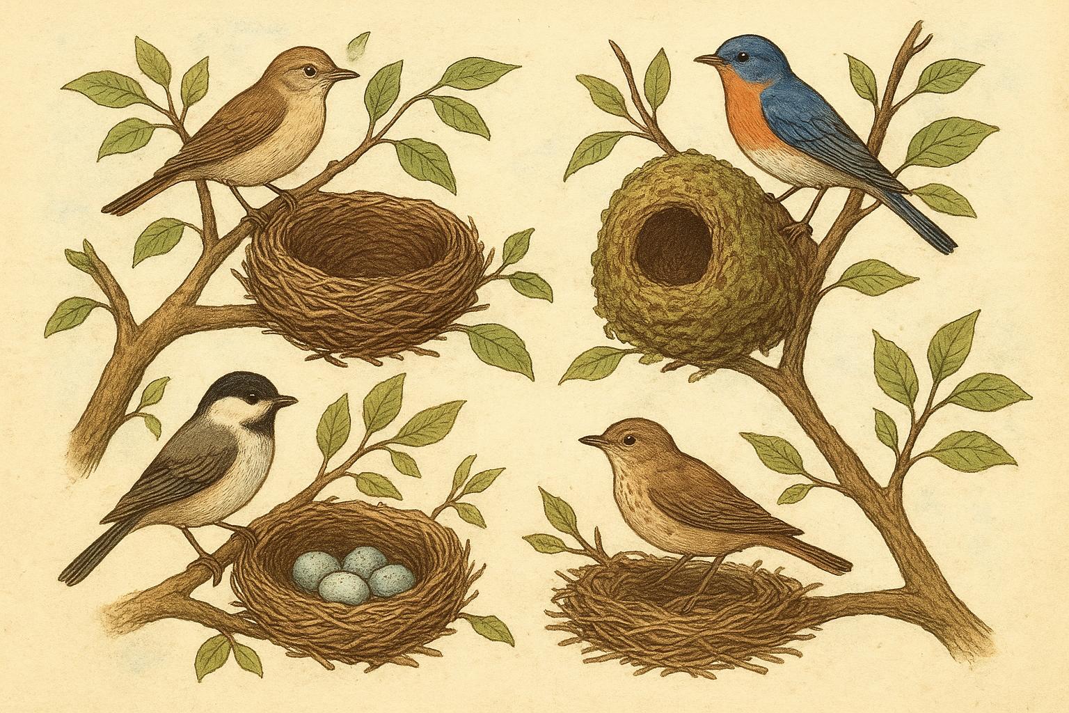 Common Bird Nest Designs Revealed In Backyard Guides